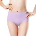 thumbnail image 7 of Summark Women's silk ice ultra-thin quick-drying one piece seamless sexy stretch cotton soft mid-waist panties, 7 of 7