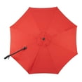 thumbnail image 3 of Mainstays 10’ Red Octagon Outdoor Tilting Cantilever Offset Patio Umbrella with Weighted Base and 360 Degree Rotation, 3 of 7