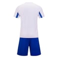 thumbnail image 6 of Soccer Jerseys for Kids Boys & Girls Ndbuld Children's Short Sleeve Top With Elastic Waist Shorts Sportswear And Soccer Set For Middle And Big Kids White 3XS, 6 of 6