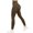 Brown, variant on Qiopertar Women's High-Waisted Yoga Pants with Pockets Long Solid-Color Fitness Stretch Butt Lifting Leggings Casual Comfy Lounge Activewear, Light Blue XL