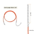 thumbnail image 2 of REGALWOVEN Waxed Necklace Cord Bulk Black Necklace String Rope Dark Yellow 1.5mm, 2 of 5