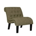 thumbnail image 4 of Andeworld Upholstered Accent Chair for Bedroom Living Room Chairs Lounge Chair with Wood Legs Brown, 4 of 6
