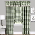 thumbnail image 2 of Cortina de ventana Ergode Buffalo Check 42x63 Sage, 2 of 2