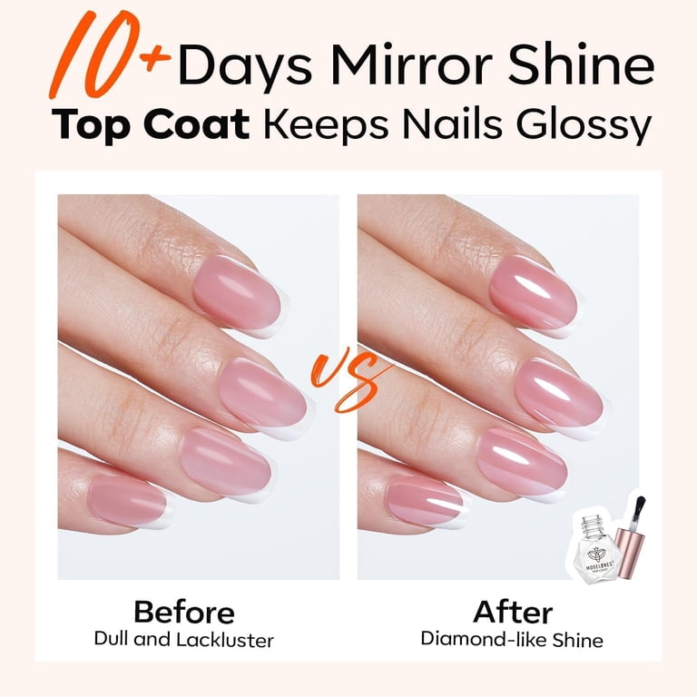 No-Wipe Base and Top Coat Nail Polish Set photo 2