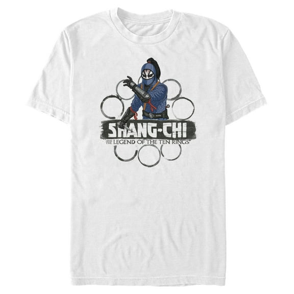 Men's Shang-Chi and the Legend of the Ten Rings Death Dealer Rings  Graphic Tee White 2X Large