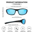 thumbnail image 3 of UV400 Polarized Sports Sunglasses for Men & Women, UV Protection for Driving, Cycling, Running & Fishing, 3 of 5