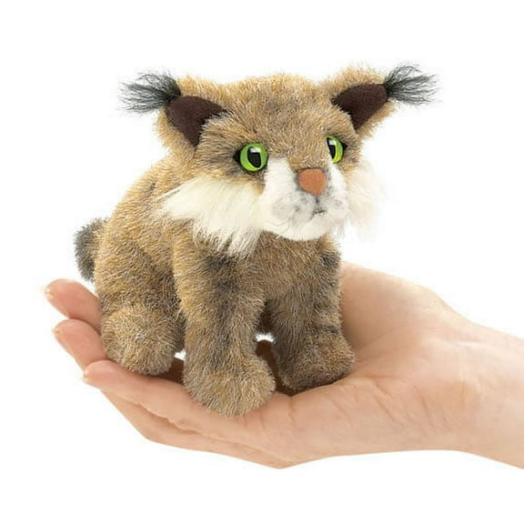 Folkmanis Puppets Mini Bobcat Finger Puppet