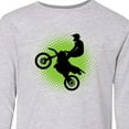 thumbnail image 4 of Inktastic Motocross Rider Freestyle Sports Long Sleeve Youth T-Shirt, 4 of 5