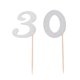 thumbnail image 5 of 50 juegos de adornos para cupcakes con números de ambiente 3 0, decoración de pastel Digital plateada para fiesta de cumpleaños, Baby Showers, 5 of 8