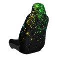 Pofeuu Night Rainbow Sparkles Print Automotive Car Seat Covers Flat