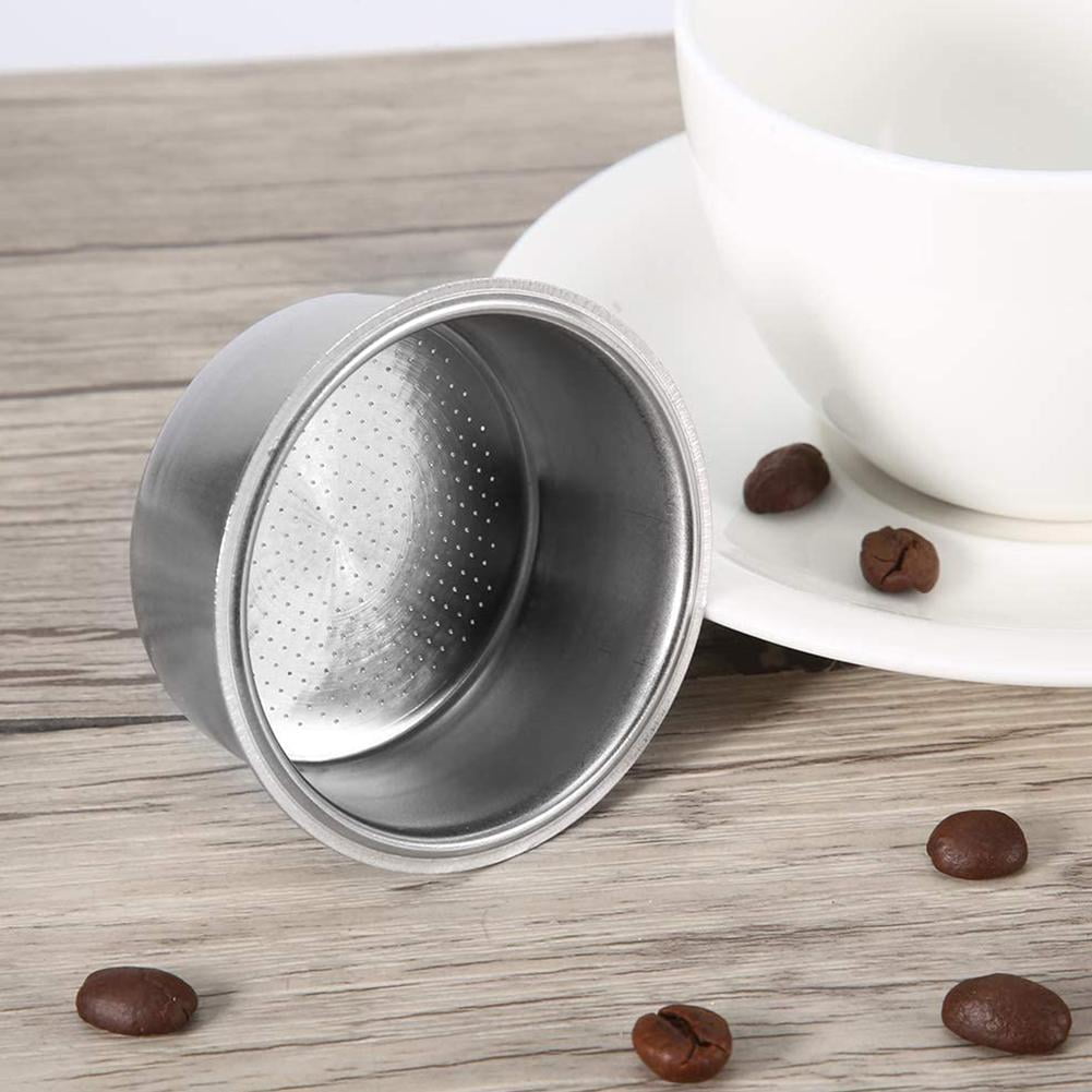 51mm 1/2/4 Cups Filter Replacement Filter Basket For Coffee Bottomless Portafilter Delonghi Dedica Espresso Machine Parts J9K0