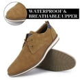 thumbnail image 2 of HA-EMORE Men's Casual Oxford Shoes, Men's Dress Shoes, Leather Stylish Lace-up Wingtip Brogues, Business Casual Formal Derby Shoe, 2 of 7