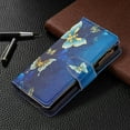 thumbnail image 6 of Dteck Case for Samsung Galaxy A15 5G, Magnetic Pattern Premium PU Leather 9 Card Slots Zipper Wallet Case Shockproof Kickstand Hybrid Rubber Flip Cover with Wrist Strap,Gold Butterfly, 6 of 6