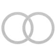 thumbnail image 1 of Anillo Adhesivo Magnético Uxcell, Kit de Conversión de Carga Inalámbrica Magnética de Anillo Adaptador Magnético Universal de 2 Piezas para Funda de Teléfono Móvil Cargador Inalámbrico (Plata), 1 of 7