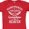 thumbnail image 4 of Inktastic Handpicked for Earth by My Grandpa in Heaven Angel Wings Boys or Girls Baby Bodysuit, 4 of 5