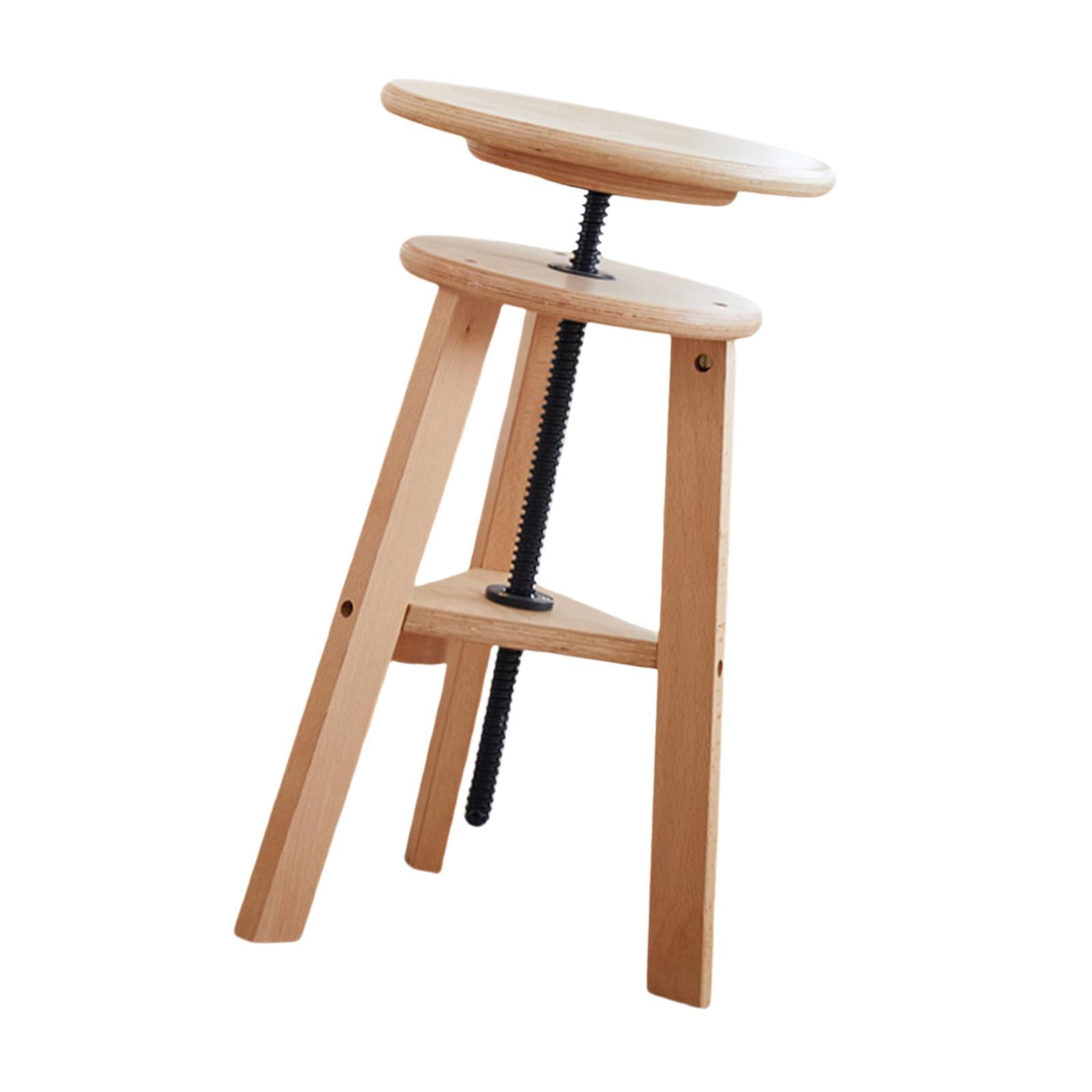 Drafting Stool Artist Stool With Wheels Colaxi Wooden Drafting - Main Image