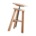 thumbnail image 4 of koolsoo Painting Stool Bar Stool Swivel Seat Stable Office Studio Stool for Gallery Wood, 4 of 9