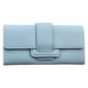 thumbnail image 1 of Carteras de cuero para mujer - Cartera de chequera con bloqueo RFID con ranuras para tarjetas de crédito, 1 of 5