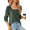 Green, variant on SIEANE Women’s Square Neck Sweaters Pullover Solid Color Loose Long Sleeve Knit Sweater,XXL