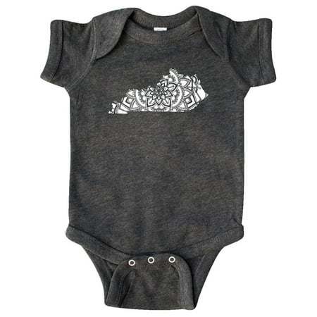 

Inktastic Kentucky Silhouette Mandala Gift Baby Boy or Baby Girl Bodysuit