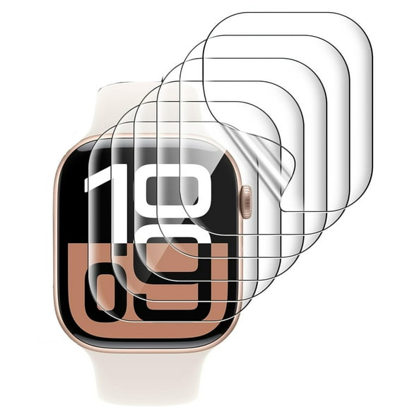 Dwitch 6 Pack for Apple Watch Series 10 Screen Protector 42mm - Anti-Scratch, Self-Healing Soft TPU Screen Protector for Apple Watch 42mm, Bubble Free, HD Transparent, Touch Sensitive