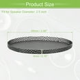 thumbnail image 6 of Unique Bargains 2 Pcs Universal 2.5 Inch Speaker Grills Mesh for Audio Subwoofer 65x4mm Grille without Frame Black, 6 of 8