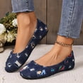 thumbnail image 2 of Sngxgn Women Ballet Flats Shoes Comfortable Slip on Shoes Casual Dress Shoes Slip on Shoes(Navy,40), 2 of 7