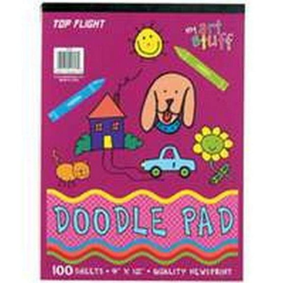 Top Flight Doodle Pad 8.75x12-inches 100-Sheets