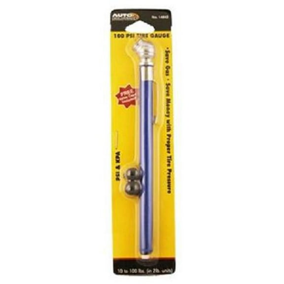 Tire Gauge 10-100 Psi - 1 count only