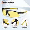 thumbnail image 3 of Gafas de sol FAGUMA TR90 con montura y lentes para visión nocturna no polarizados, 3 of 6