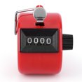 thumbnail image 5 of Contador de contador Tally de 4 dígitos Conteo de números Clicker Hand Red, 5 of 5