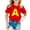 Red, variant on OOOUM Kids Short Sleeve Tee Shirts Cotton Letter Graphic Crewneck Summer Shirts Kids Comfort Trendy Moisture Wicking Clothing Tshirt Pink 8-9 Years