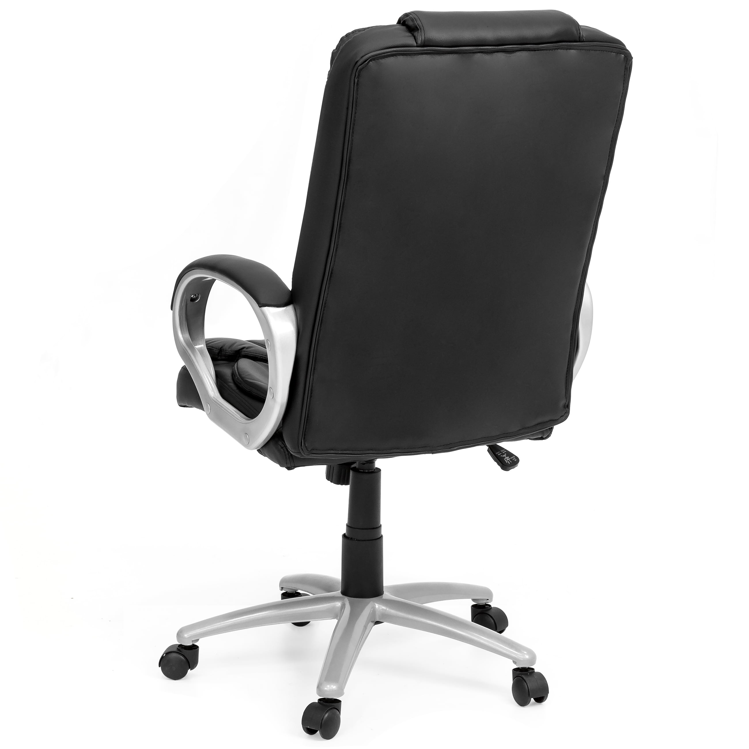 Ergonomic Pu Leather High Back Office Chair Black Com