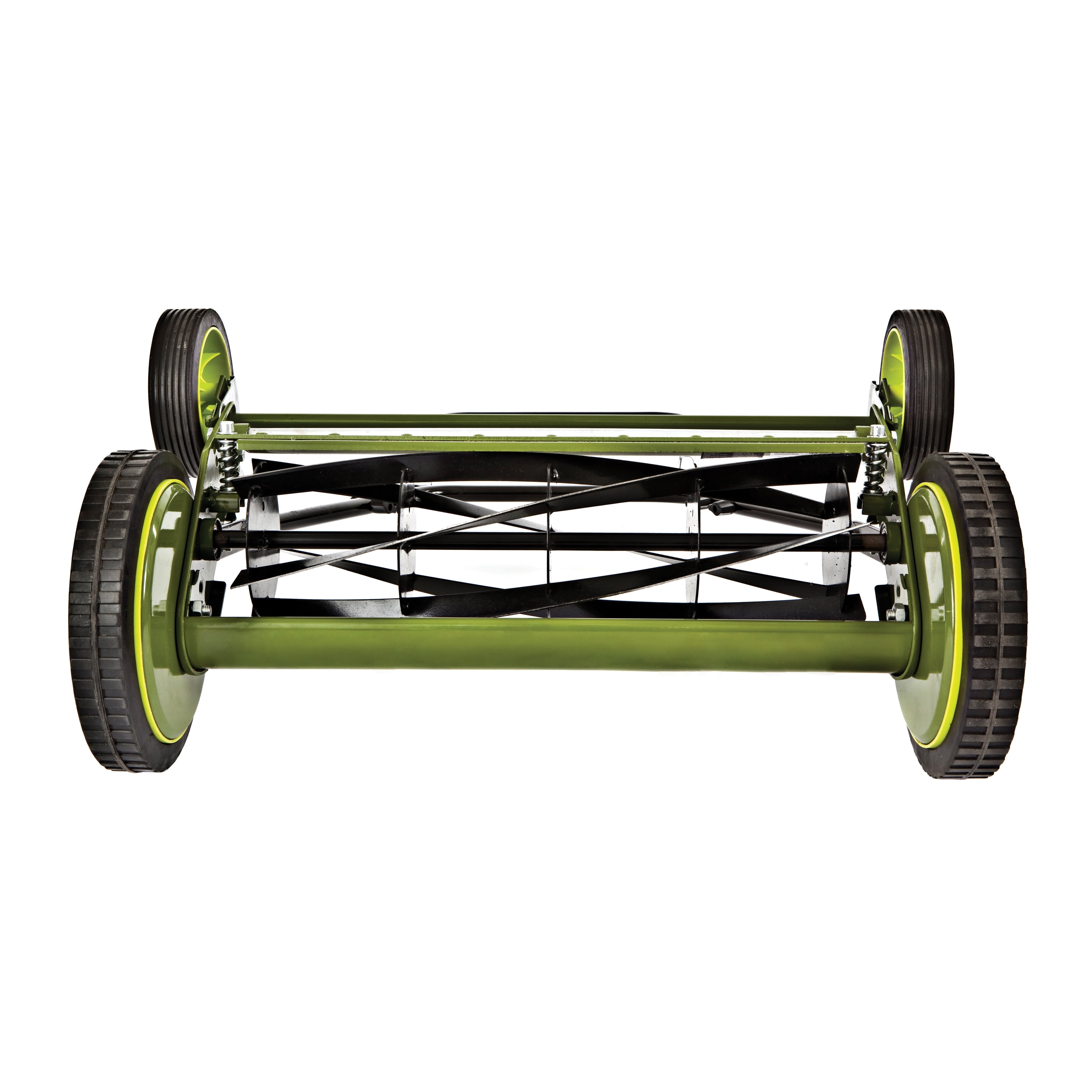 Sun Joe 18-inch 5 Blade Manual Reel Mower with Grass Catcher, 9-Position