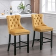 thumbnail image 3 of Thick Velvet, Decorative Nailheads & High - Elasticity Cushion - Inviting Seating at Home, 3 of 7