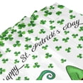 thumbnail image 3 of Happy St. Patricks Day Shower Curtain Green Clover Shamrock Irish Gnome Spring St Patrick''s Day Bathroom Shower Curtain Waterproof Fabric Bathroom Decorations with Hooks 72x72 Inch, 3 of 7