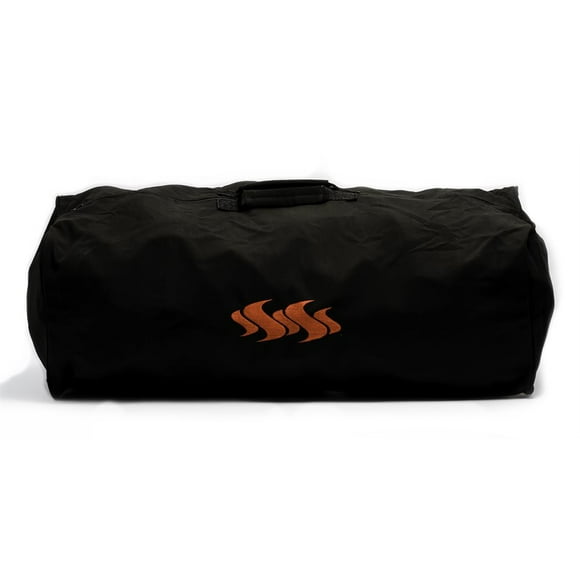 Camco Marine Housse de Barbecue 58303 Kuuma; Convient aux Barbecues Kuuma 216 Elite/316 Elite; Noir avec Design de Flamme; Protège des Éléments Extérieurs; Fermeture Éclair; Polyester; Non Ventilé