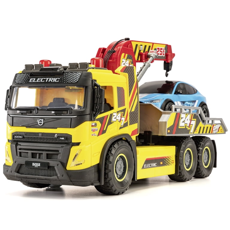 Dickie Toys: Giant Tow Truck – 1:16 Scale Volvo FMX Vehicle & Blue
