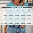 thumbnail image 3 of 3/4 Sleeve Tops For Womens Floral Printed Smocked Cuffed Stretch Sleeve Tee Shirts Round Neck Tee Trends Lightweight Baggy Boho Dressy Shirts Bussiness Work T Shirts office Clothes, 3 of 5