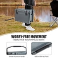thumbnail image 6 of 25QT Hard Cooler Ice Chest with Aluminum Handle and Cup Holders, Portable Insulated Cooler for Camping, 6 of 8