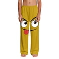 thumbnail image 4 of ATOGUTA Boys Lounge Pants with Pockets Funny Graphic Sweatpants Athletic Sports Pants for Kids Size 4T-14, Yellow, 4 of 5
