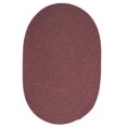 thumbnail image 1 of Colonial Mills Rug WL06R144X144 Bristol - Dark Plum 12 ft. round Braided Rug, 1 of 1