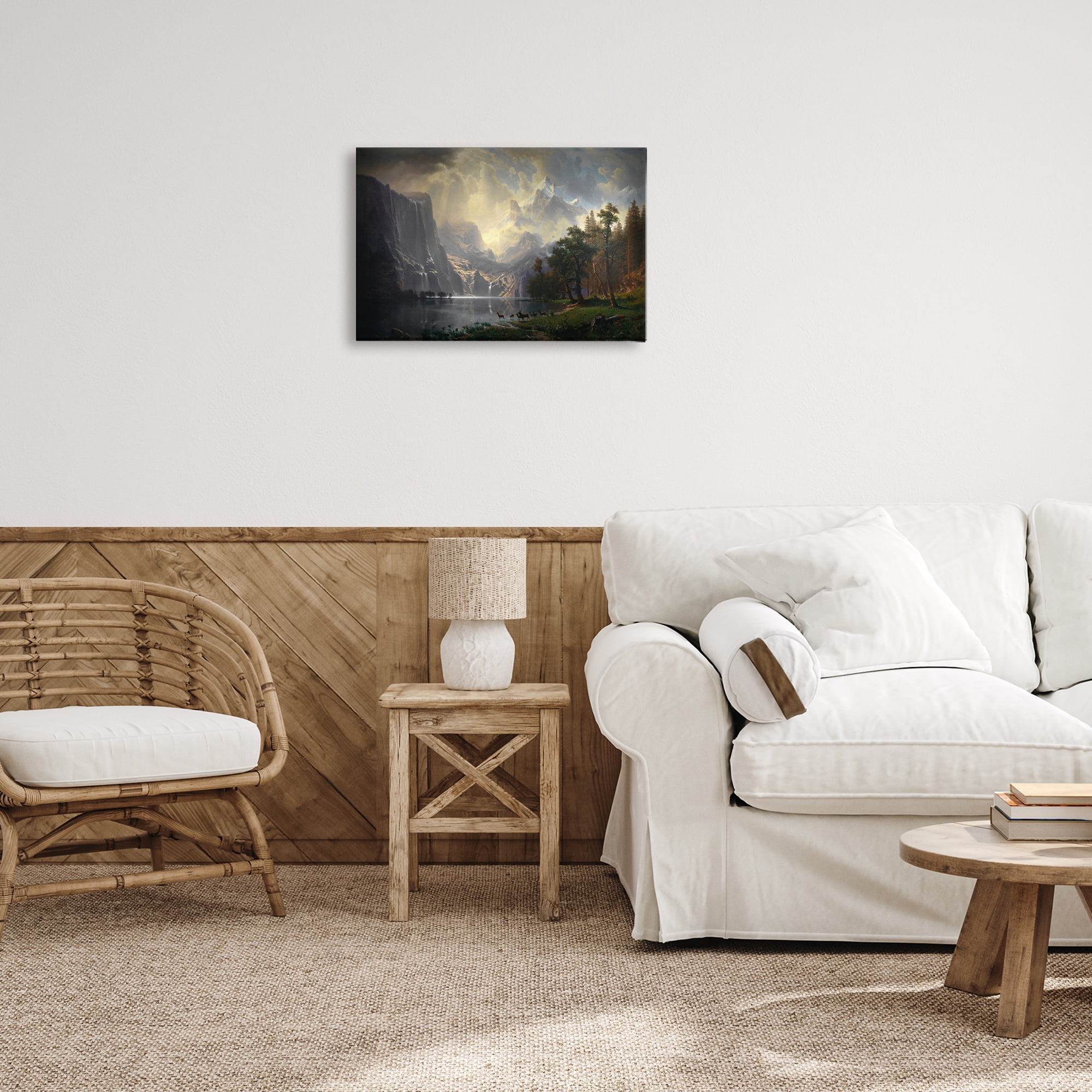 Stupell Industries Among Sierra Nevada Mountains Landscape & Nature Painting Wrapped Canvas Art Print Wall Art, 24 x 16