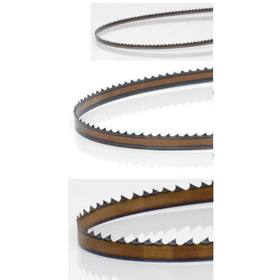 Timber Wolf 93.5" Three-Blade Curve / Ripping / Resawing Silicon Steel Bandsaw Blade Set