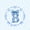 Blue B, variant on Erosebridal Girly Bowknot Print Twin Bedding,Vintage Blue Monogrammed J Duvet Cover Set For Kids Women,Reversible,2-Piece(No Comforter)