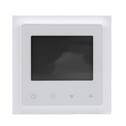 M Buder Smart WiFi Thermostat Programmable Electric Heating Temperature Controller with Color Touchscreen Display for Home White 110-240V (3.94 x 3.94 x 2.76 inches / 10 x 10 x 7 cm)