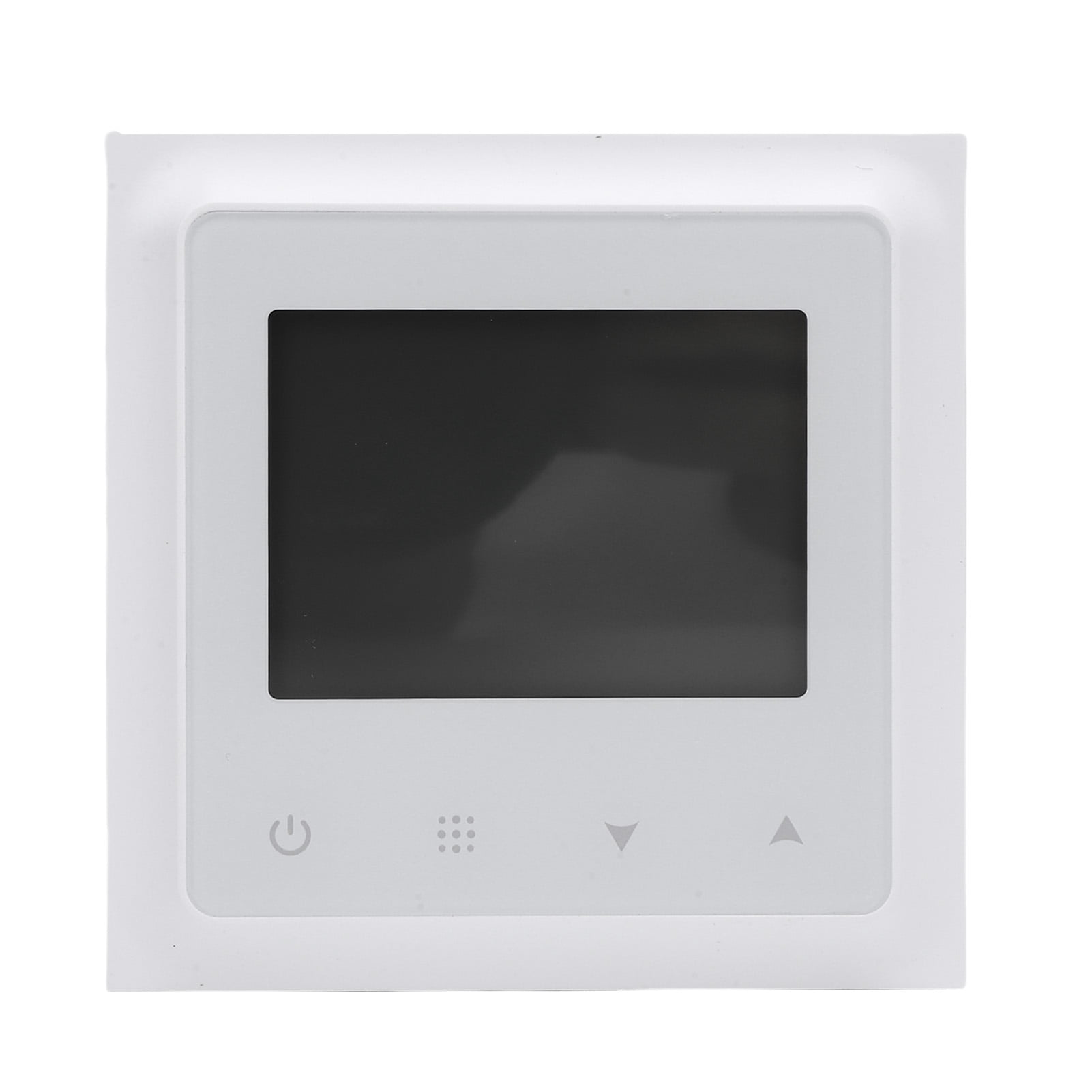M Buder Smart WiFi Thermostat Programmable Electric Heating Temperature Controller with Color Touchscreen Display for Home White 110-240V (3.94 x 3.94 x 2.76 inches / 10 x 10 x 7 cm)