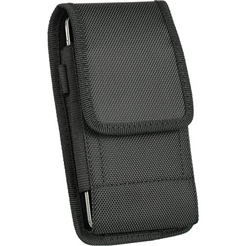 Vertical Heavy Duty Rugged Canvas Belt Clip Case Cover for Samsung Apple LG HTC[Alcatel One Touch Fierce] - image 1 of 2
