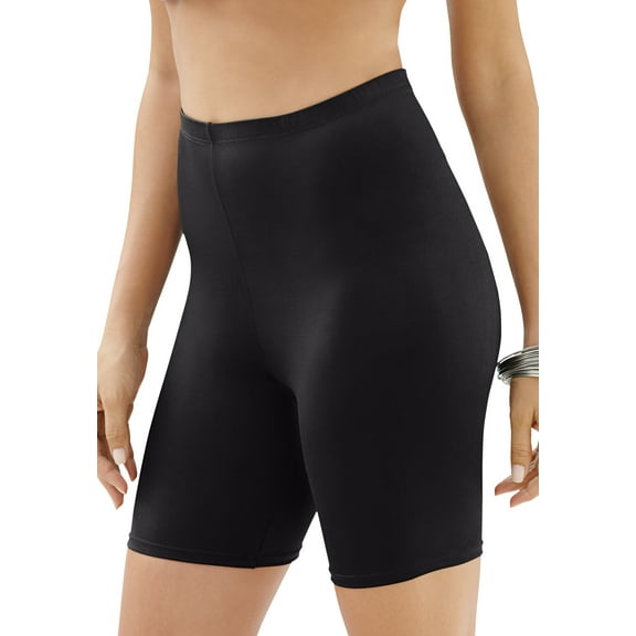 Swim 365 Women's Plus Size High-Waist Full-Coverage Swim Bike Short