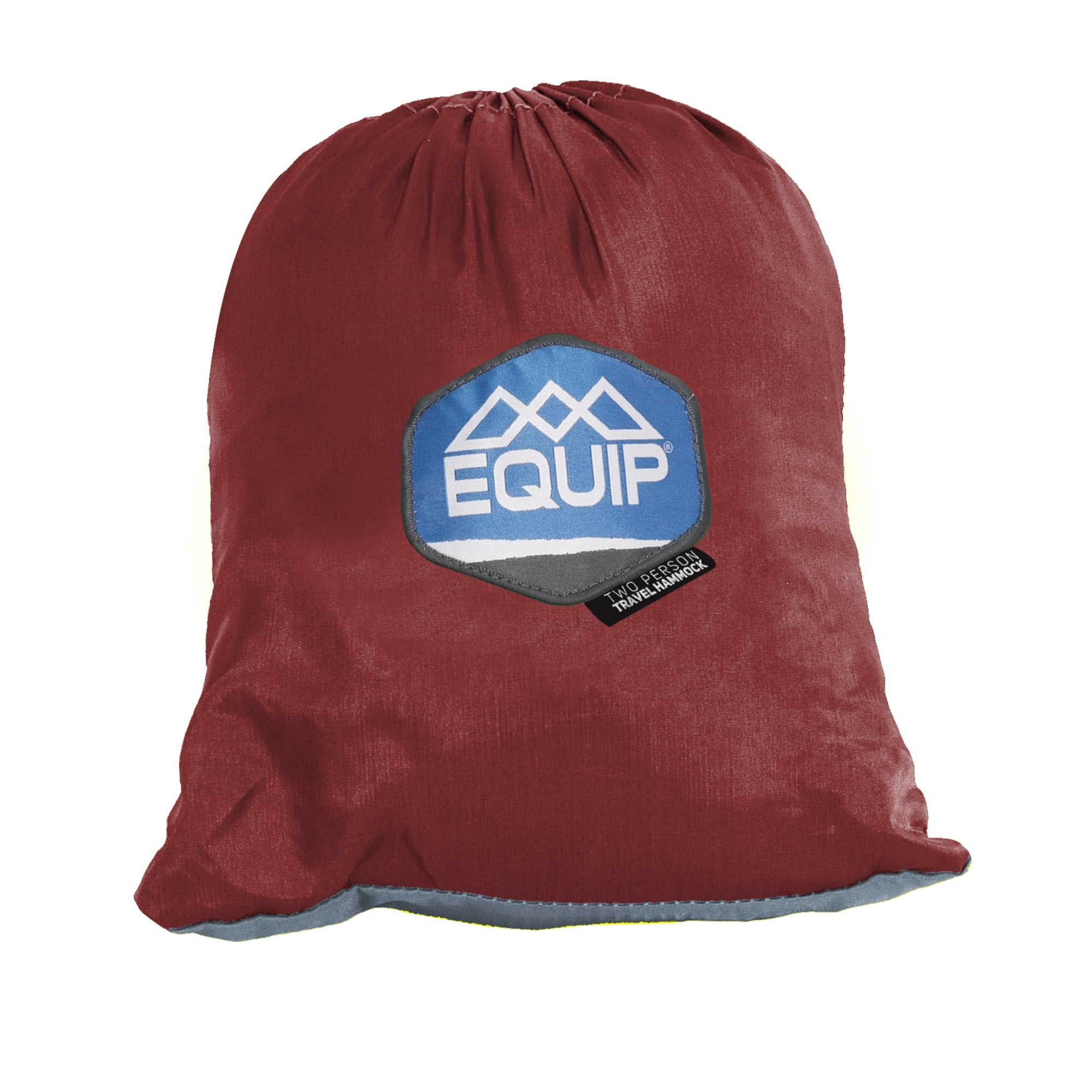 Equip 2 Person Travel Hammock Camping Hammock, Maroon & Slate
